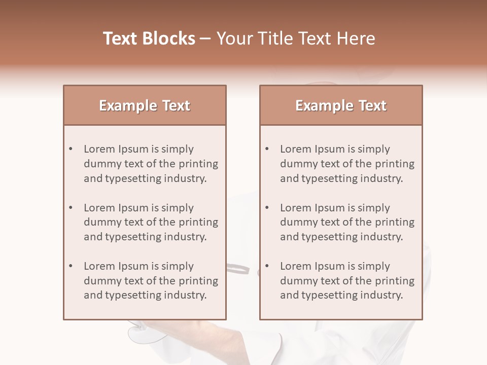 Positive Smiling Profession PowerPoint Template