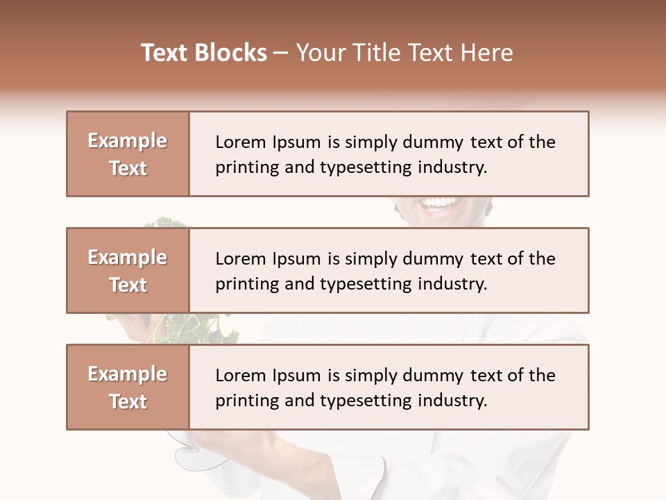 Positive Smiling Profession PowerPoint Template