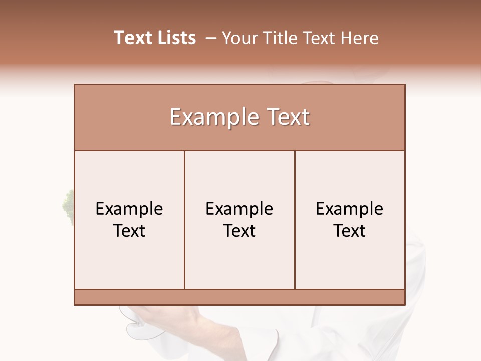 Positive Smiling Profession PowerPoint Template