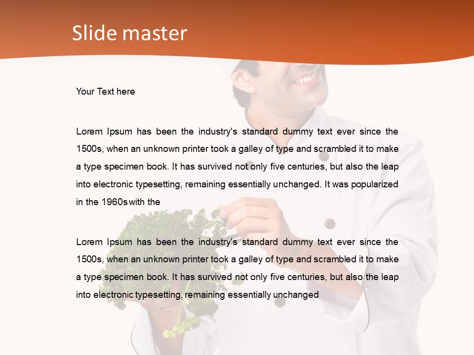 Adult People Isolated PowerPoint Template