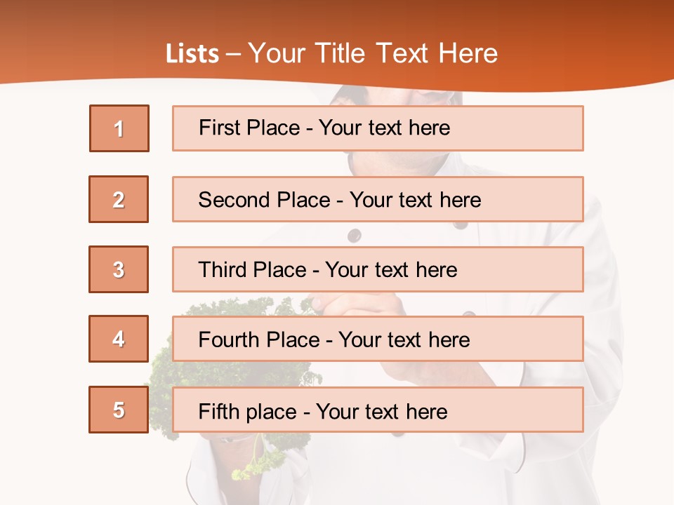 Adult People Isolated PowerPoint Template