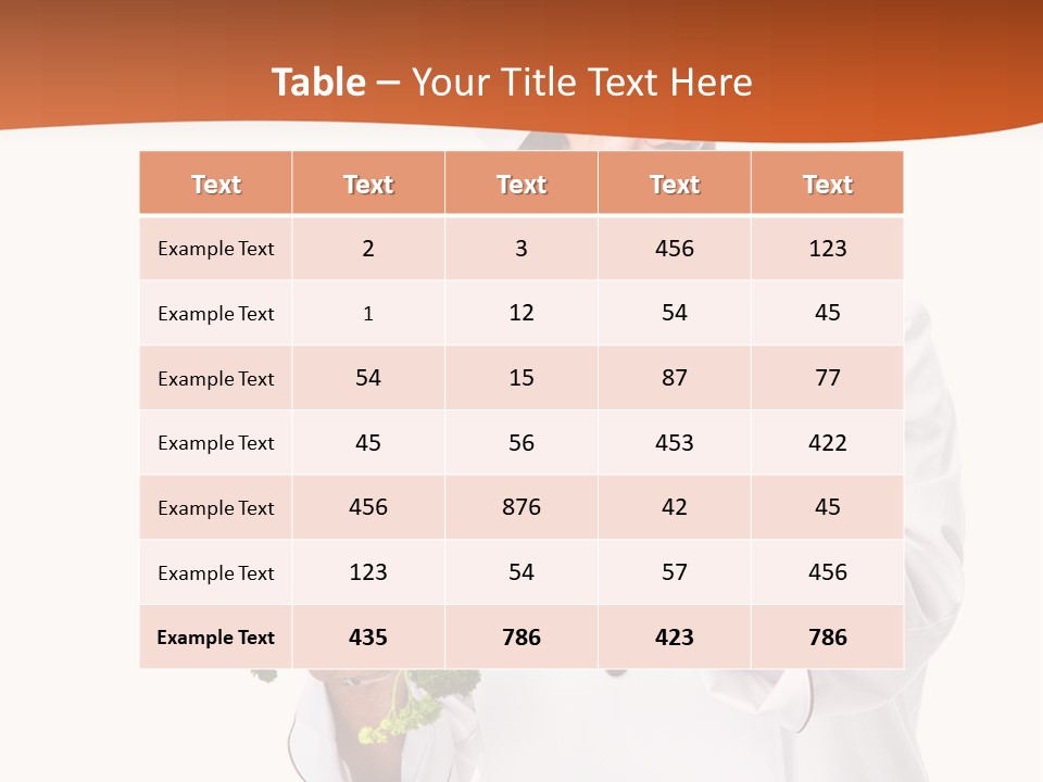 Adult People Isolated PowerPoint Template
