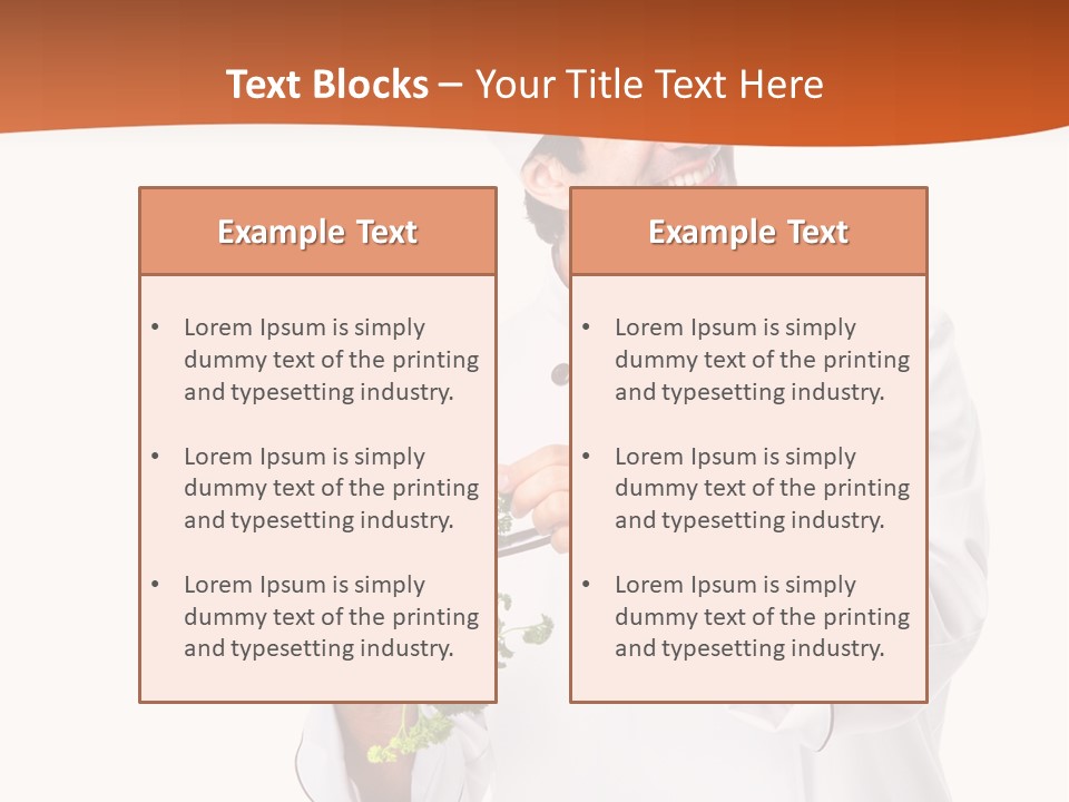 Adult People Isolated PowerPoint Template