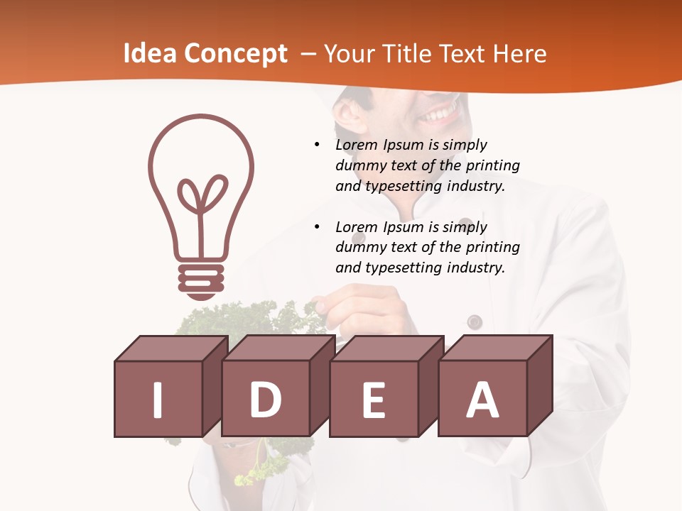 Adult People Isolated PowerPoint Template