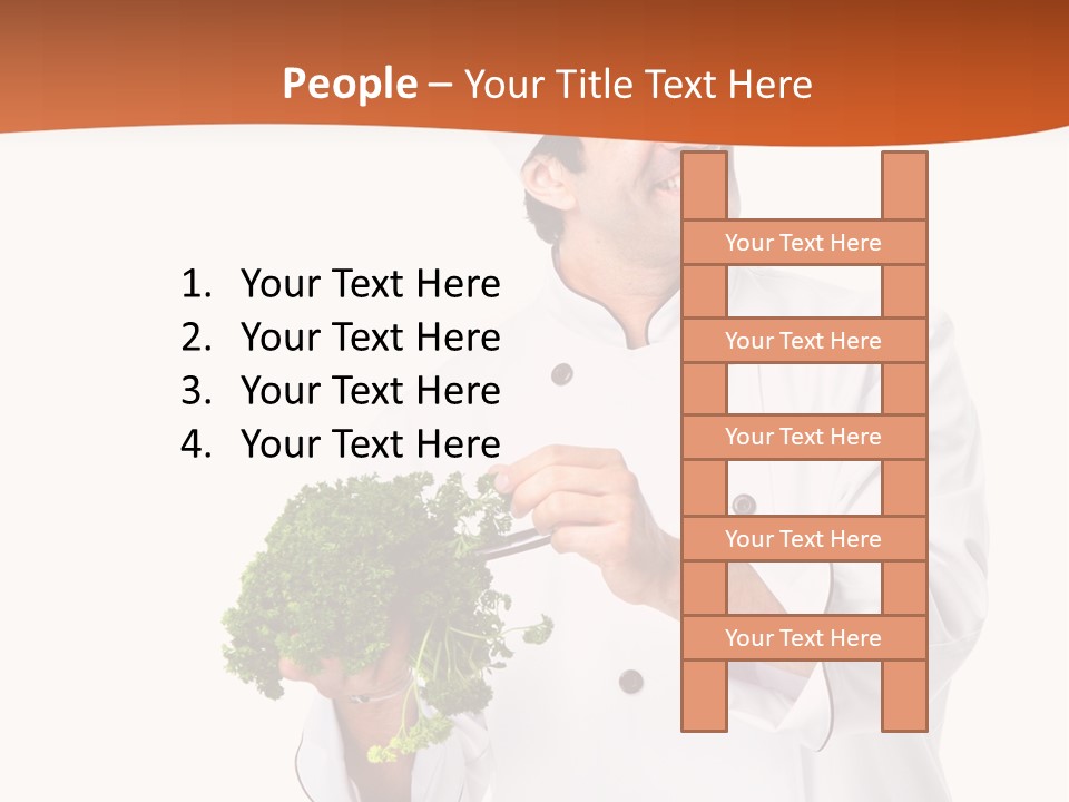 Adult People Isolated PowerPoint Template