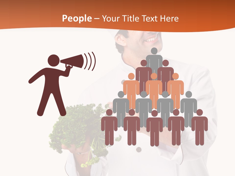 Adult People Isolated PowerPoint Template