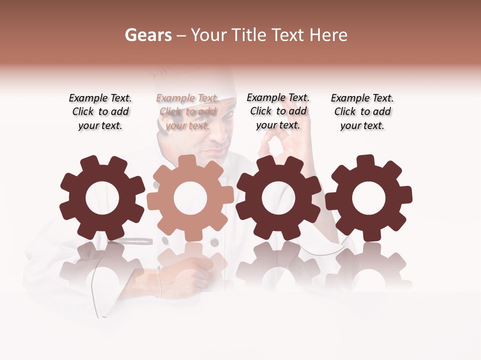 Handsome Job Cuisine PowerPoint Template