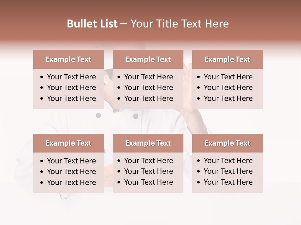 Handsome Job Cuisine PowerPoint Template