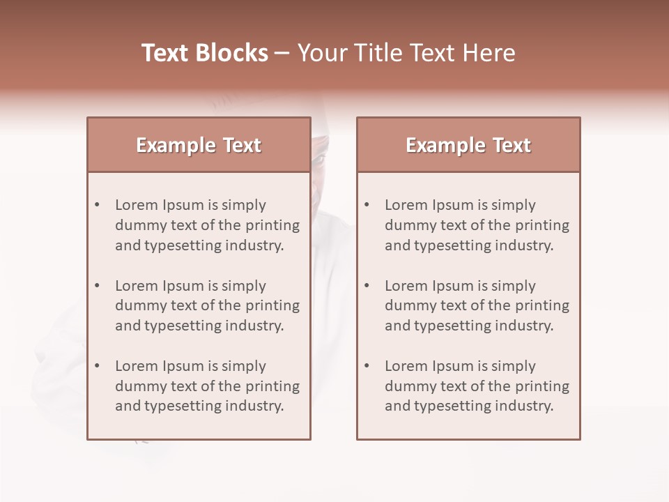 Handsome Job Cuisine PowerPoint Template