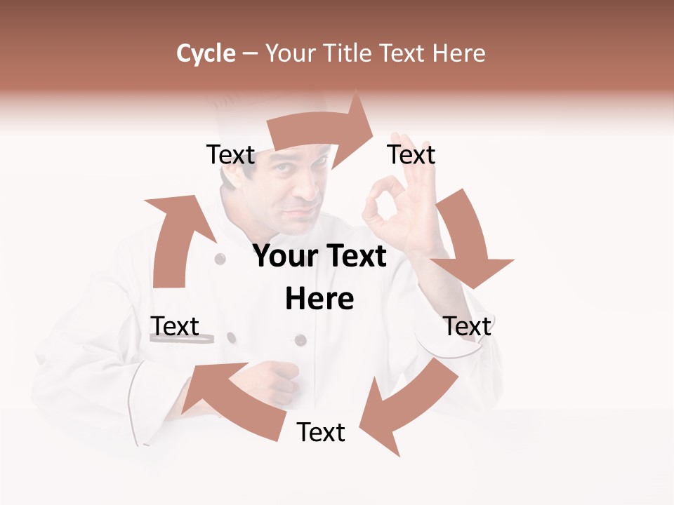 Handsome Job Cuisine PowerPoint Template