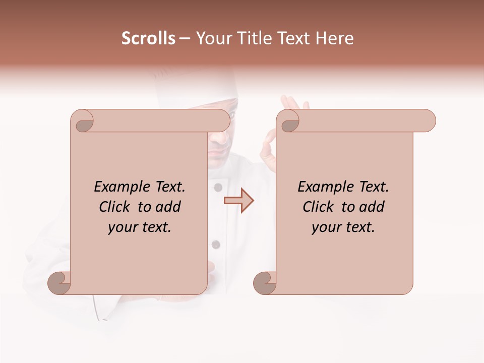 Handsome Job Cuisine PowerPoint Template