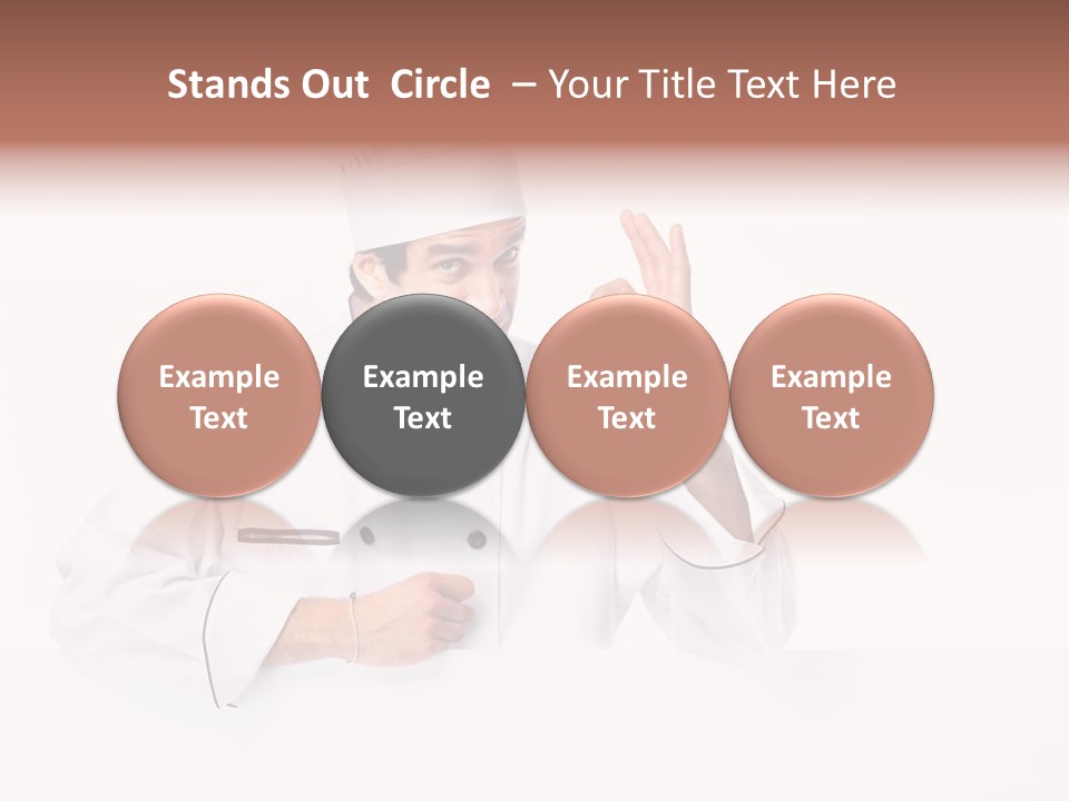 Handsome Job Cuisine PowerPoint Template