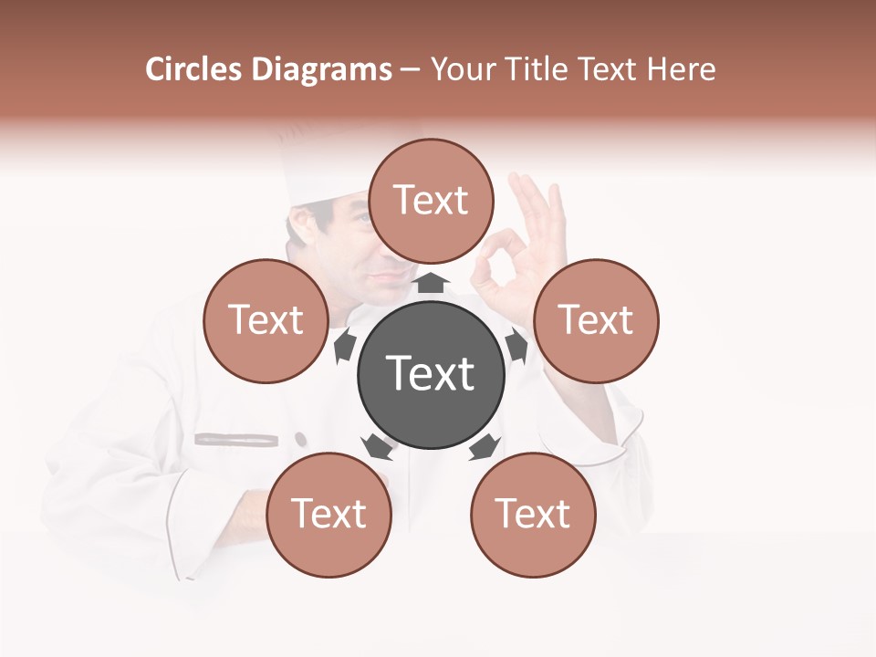 Handsome Job Cuisine PowerPoint Template