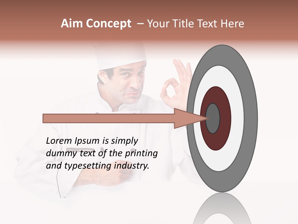 Handsome Job Cuisine PowerPoint Template