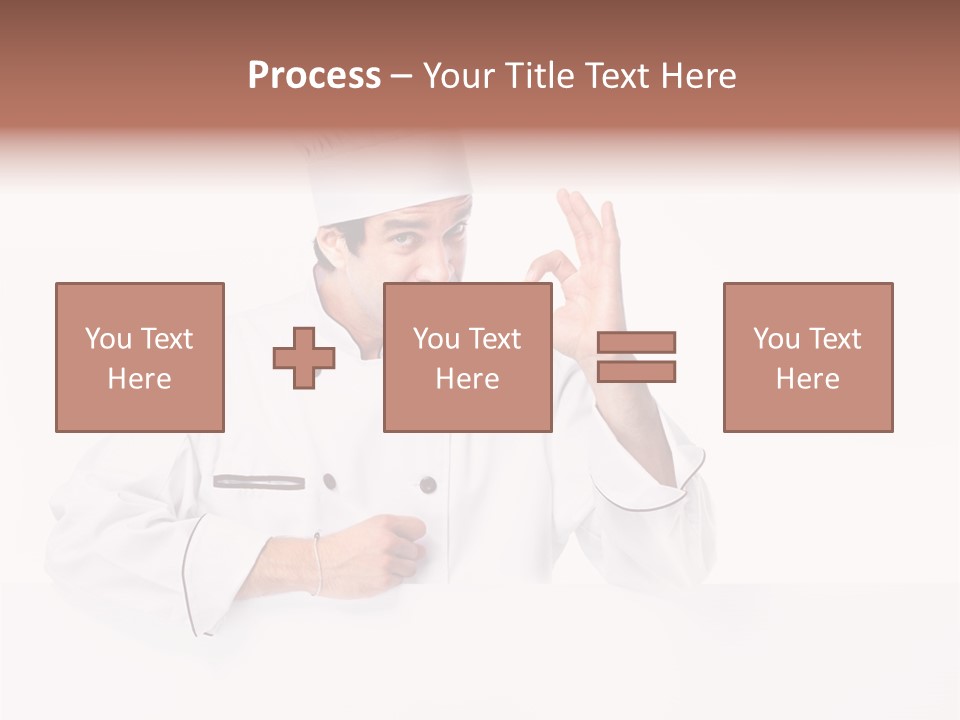 Handsome Job Cuisine PowerPoint Template