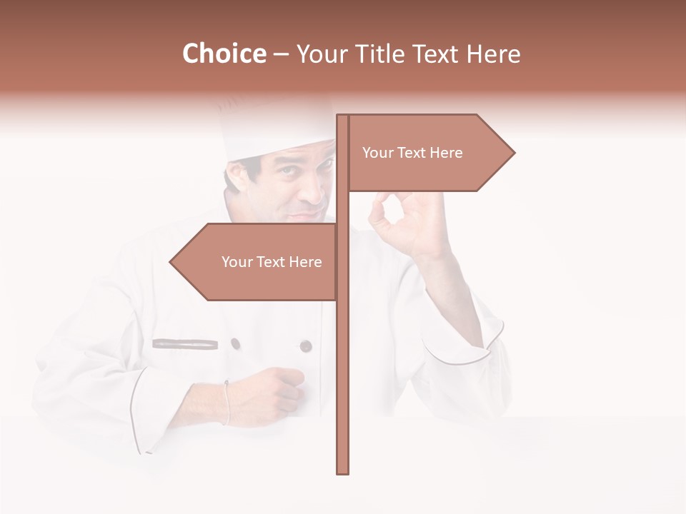 Handsome Job Cuisine PowerPoint Template