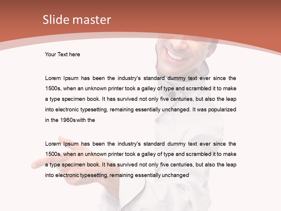 Board Male Hat PowerPoint Template