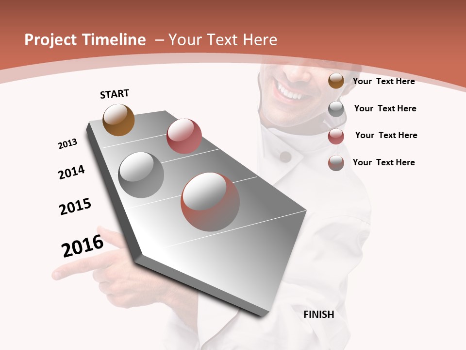 Board Male Hat PowerPoint Template