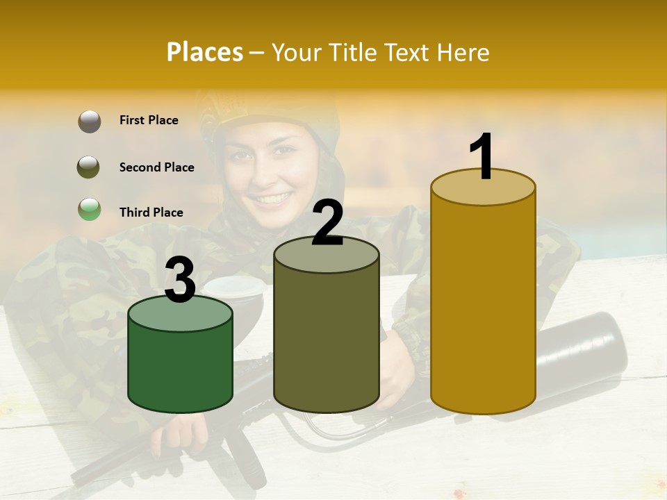 War Uniform Marker PowerPoint Template