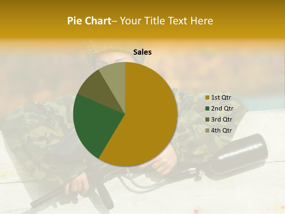 War Uniform Marker PowerPoint Template