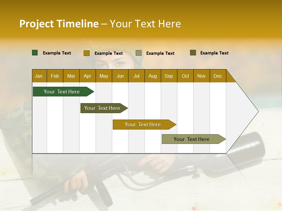 War Uniform Marker PowerPoint Template