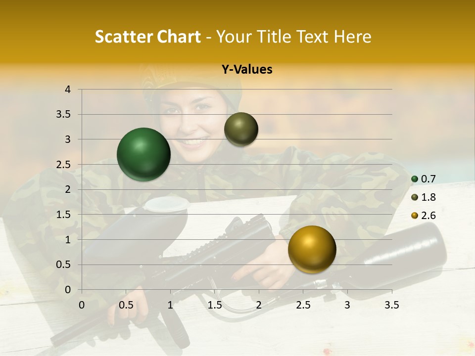 War Uniform Marker PowerPoint Template
