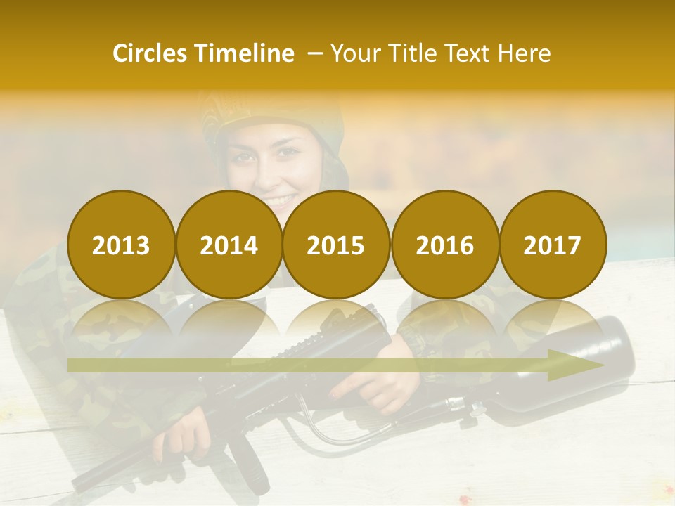 War Uniform Marker PowerPoint Template