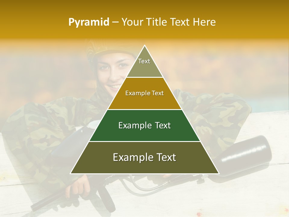 War Uniform Marker PowerPoint Template