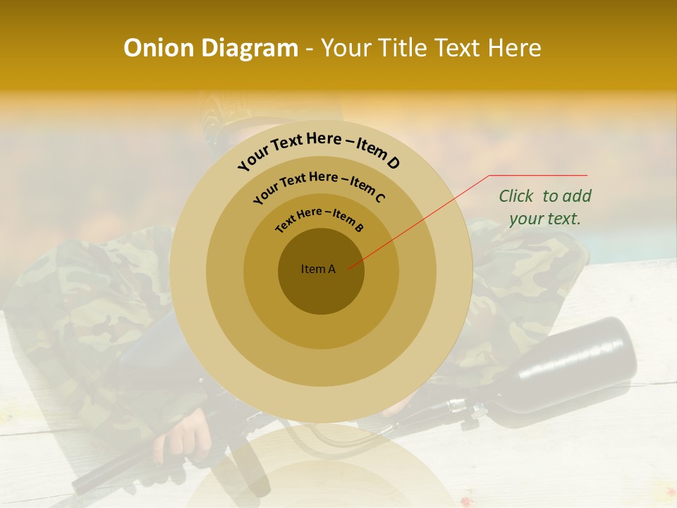 War Uniform Marker PowerPoint Template