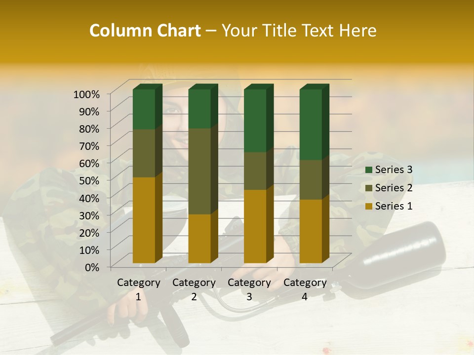 War Uniform Marker PowerPoint Template