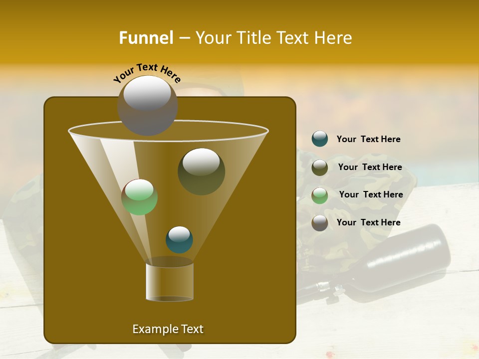 War Uniform Marker PowerPoint Template