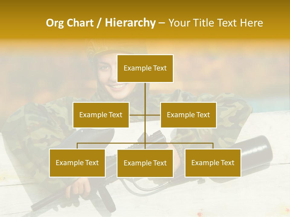 War Uniform Marker PowerPoint Template