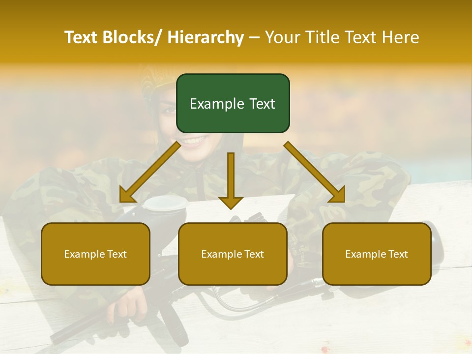 War Uniform Marker PowerPoint Template