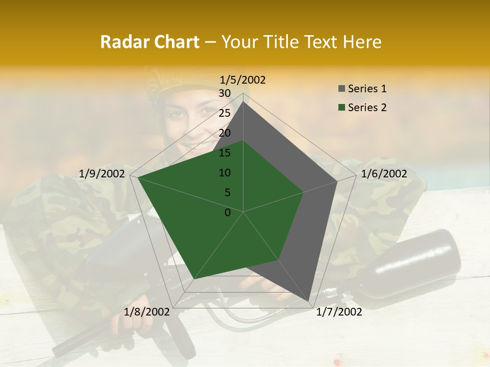 War Uniform Marker PowerPoint Template