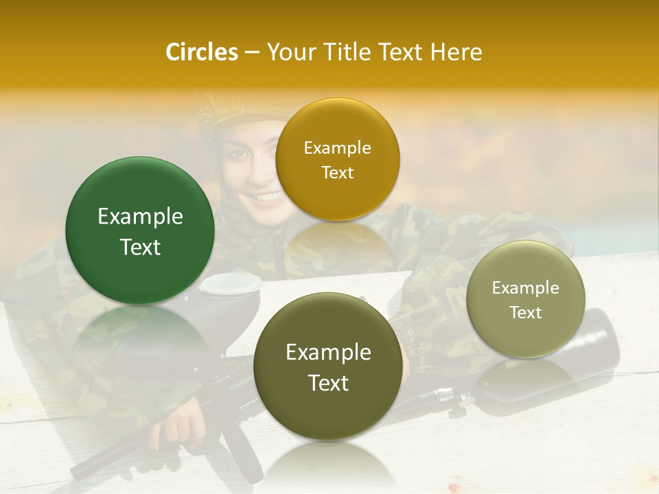 War Uniform Marker PowerPoint Template