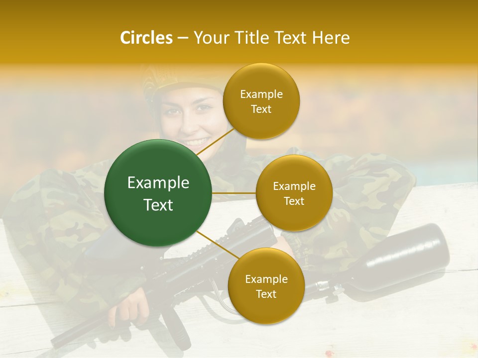 War Uniform Marker PowerPoint Template