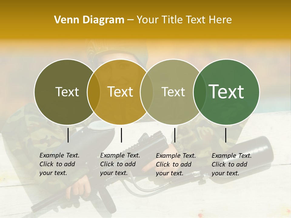 War Uniform Marker PowerPoint Template