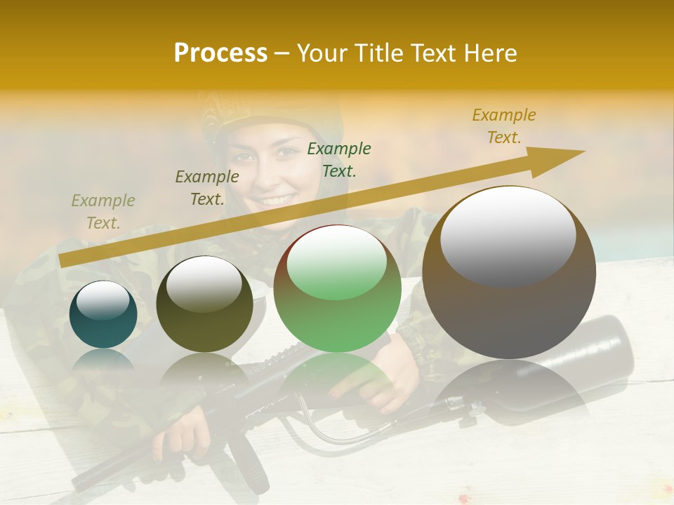 War Uniform Marker PowerPoint Template