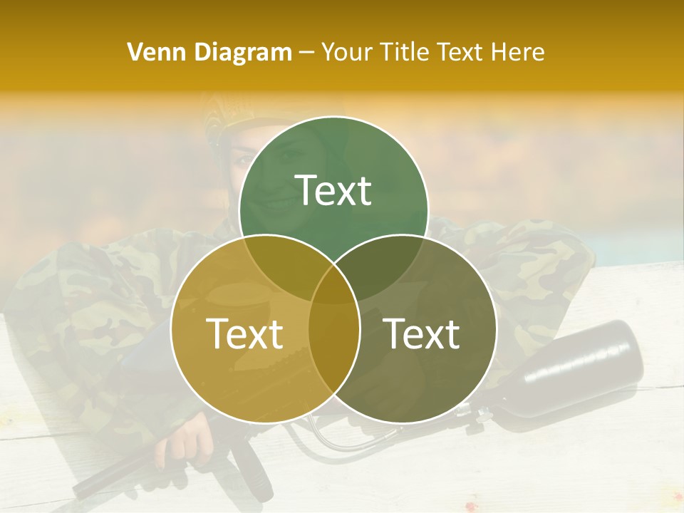 War Uniform Marker PowerPoint Template