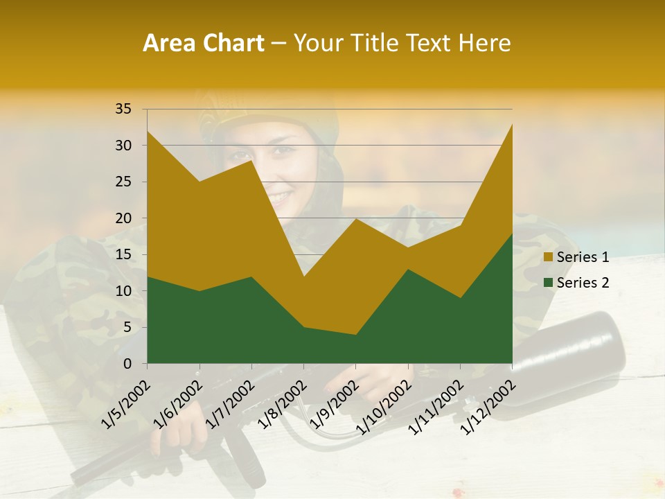 War Uniform Marker PowerPoint Template