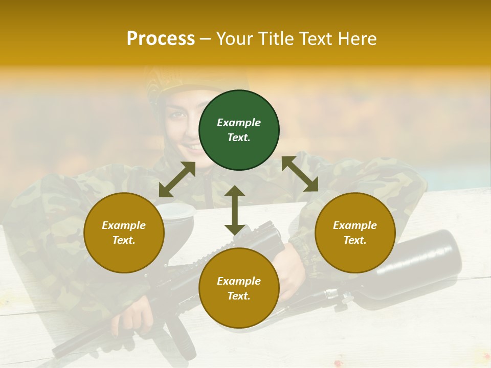 War Uniform Marker PowerPoint Template