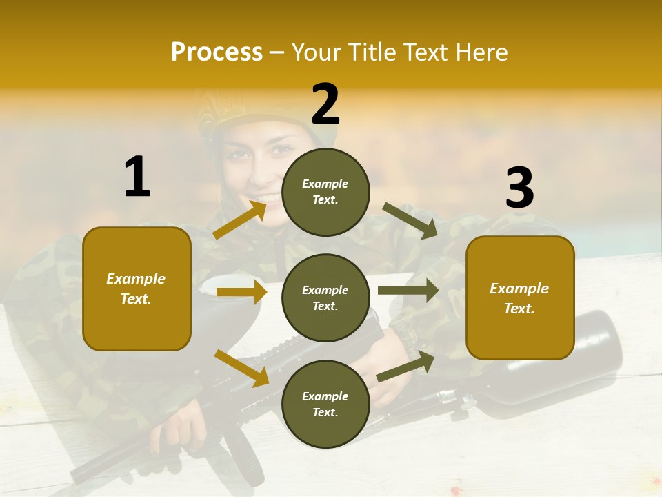 War Uniform Marker PowerPoint Template
