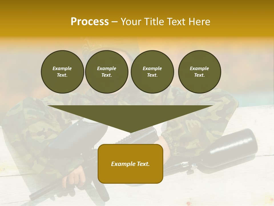 War Uniform Marker PowerPoint Template