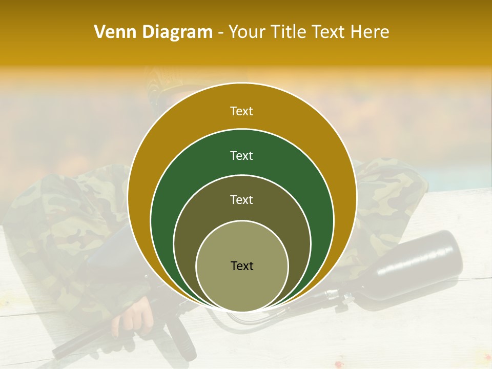 War Uniform Marker PowerPoint Template