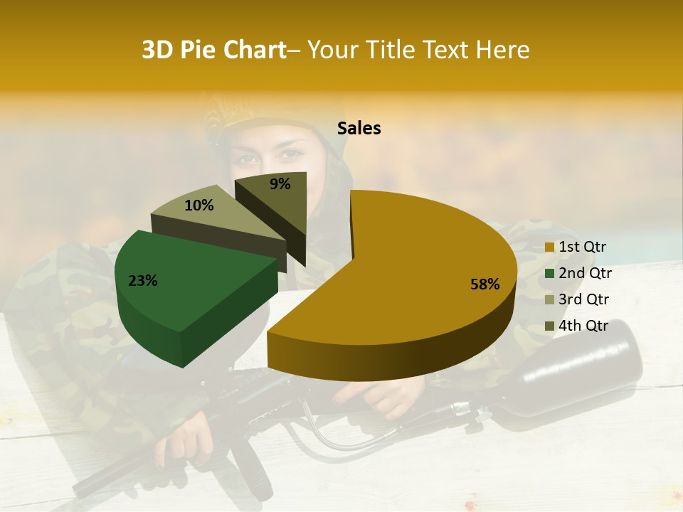 War Uniform Marker PowerPoint Template