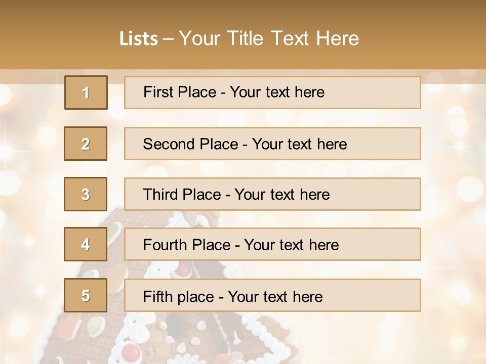 Radiant Defocused Sparkle PowerPoint Template