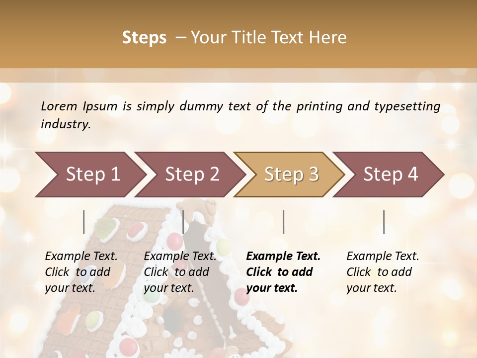 Radiant Defocused Sparkle PowerPoint Template
