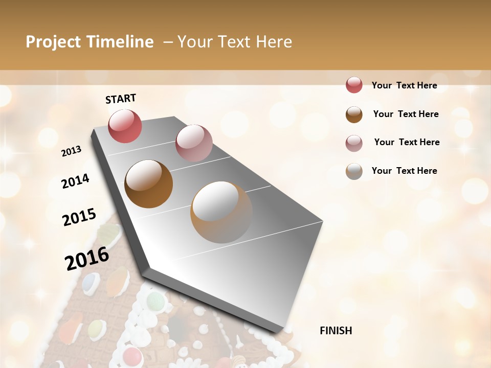 Radiant Defocused Sparkle PowerPoint Template