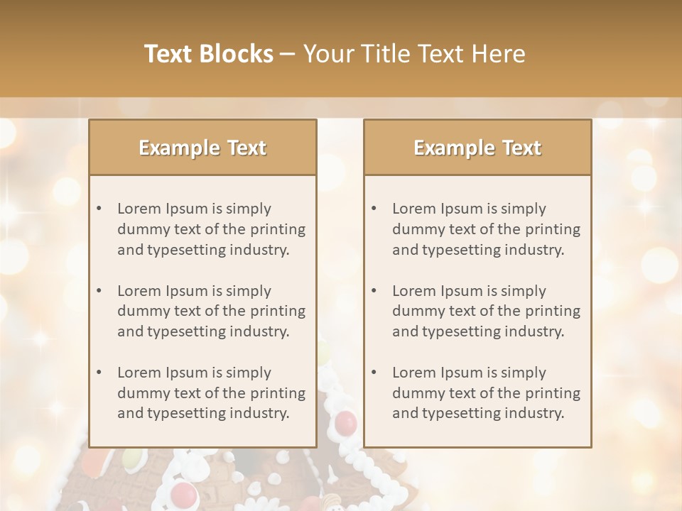 Radiant Defocused Sparkle PowerPoint Template