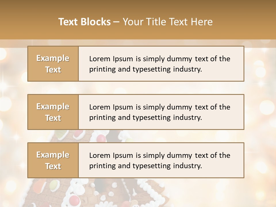 Radiant Defocused Sparkle PowerPoint Template